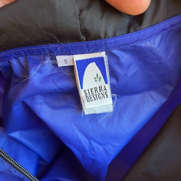 Vintage Sierra Designs Pullover Windbreaker Hoodie Mens M/L 1/2 Zip 90s Outdoor - Picture 8 of 12